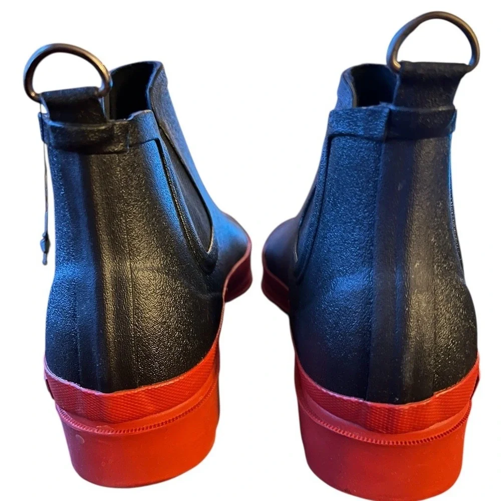 BAXTER WOOD Unweathered Red Sole Chelsea Woman's Boots‎ SIZE 9 NIB!!!